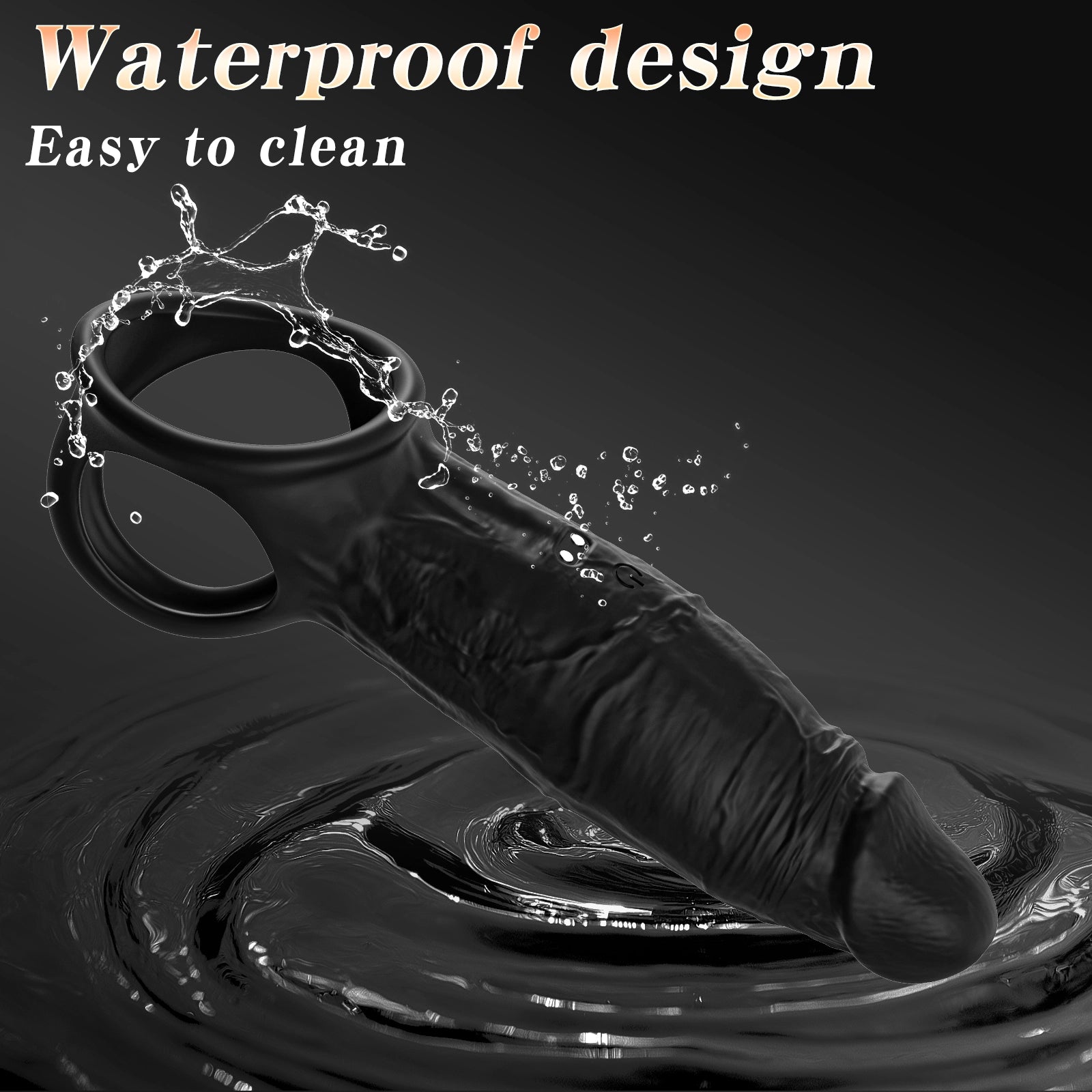 APP controlled 9-mode male wearable penis vibrator