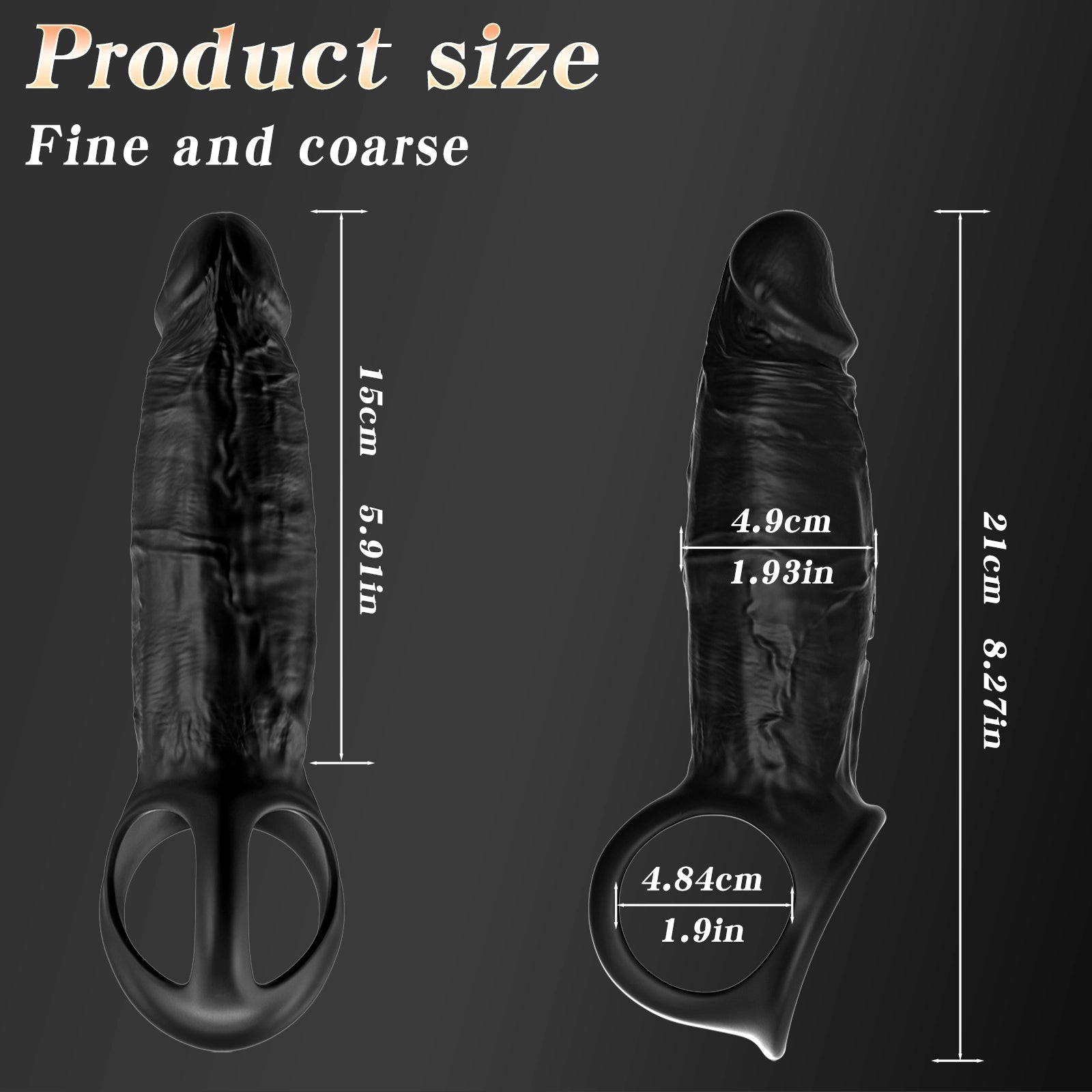 APP controlled 9-mode male wearable penis vibrator