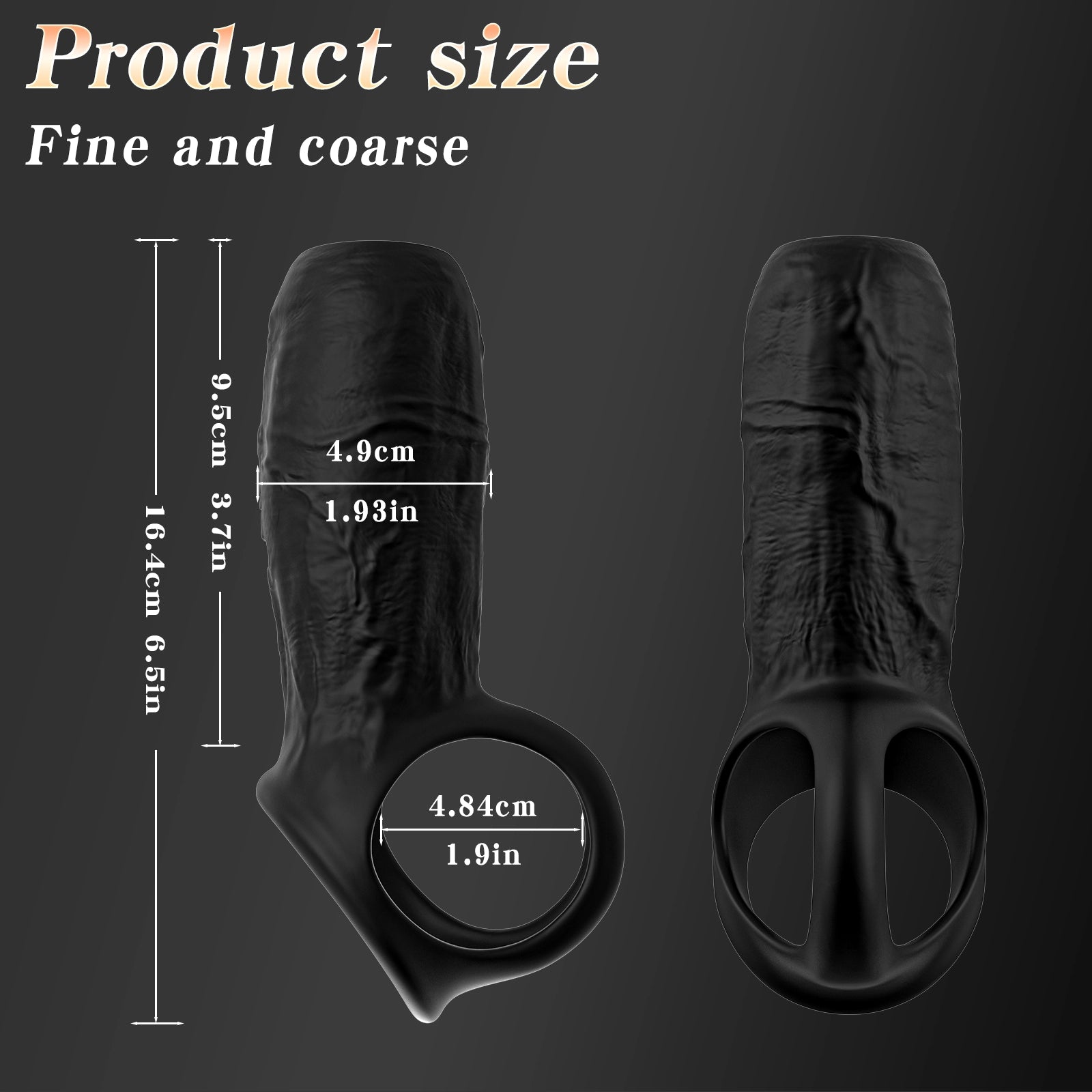 9-mode APP controlled condom vibrator for men and women