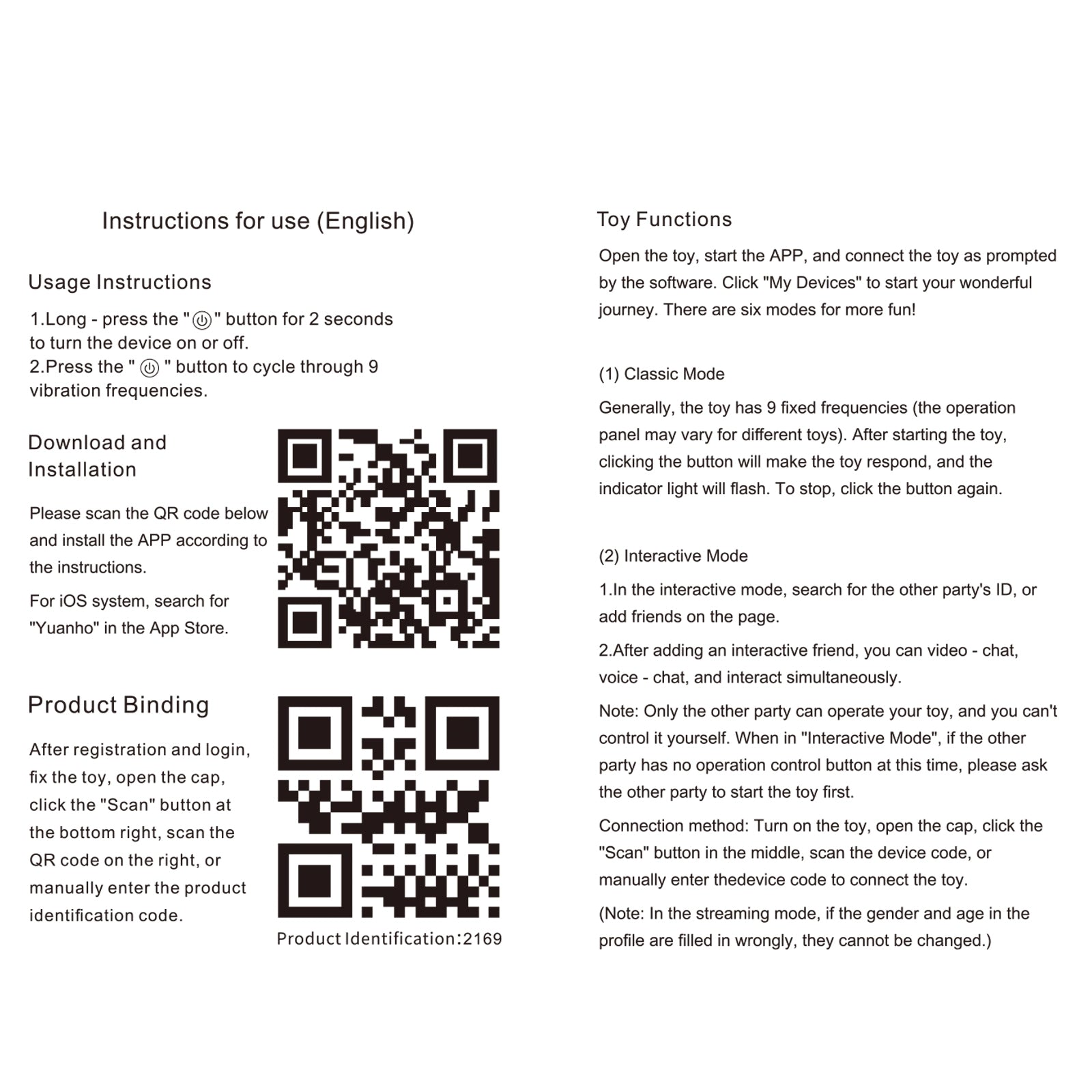 9-mode APP controlled condom vibrator for men and women