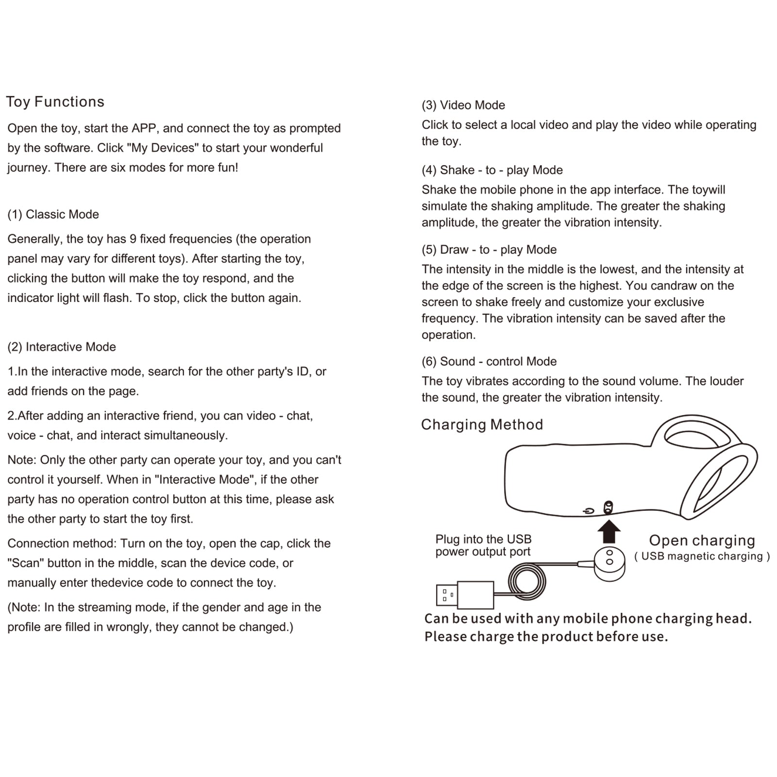 9-mode APP controlled condom vibrator for men and women