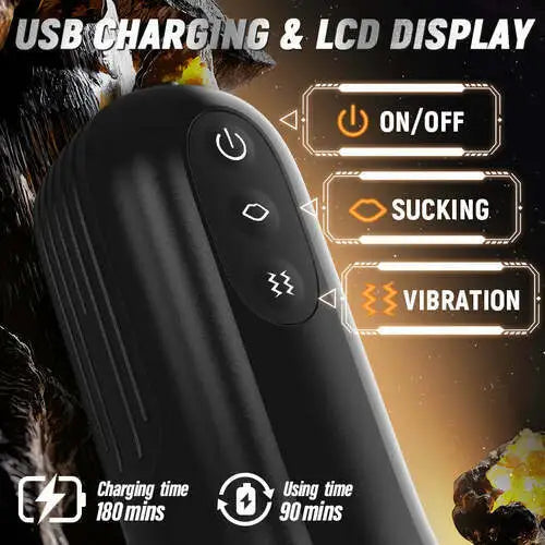 10 Vibrating Sucking Pocket Vagina Deep Throat Male Stroker