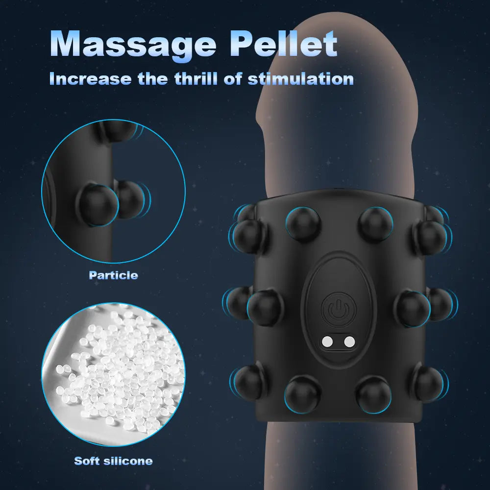 APP remote control 10 frequency penis Sleeve Vibrator