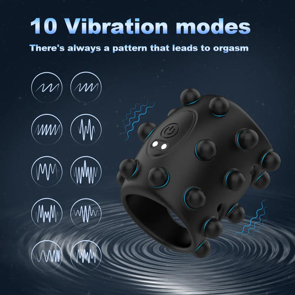 APP remote control 10 frequency penis Sleeve Vibrator