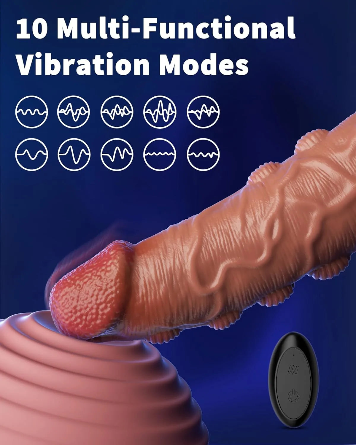 10-mode remote control penis Sleeve Vibrator