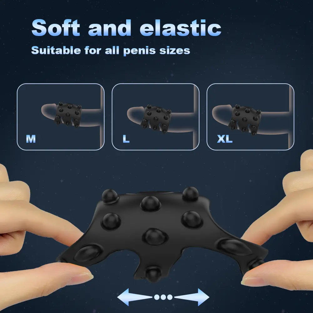 APP remote control 10 frequency penis Sleeve Vibrator