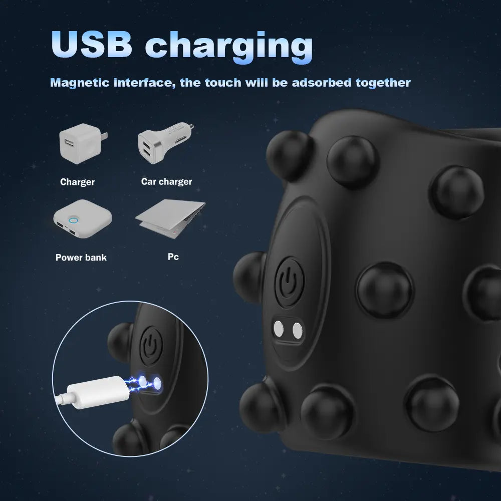 APP remote control 10 frequency penis Sleeve Vibrator