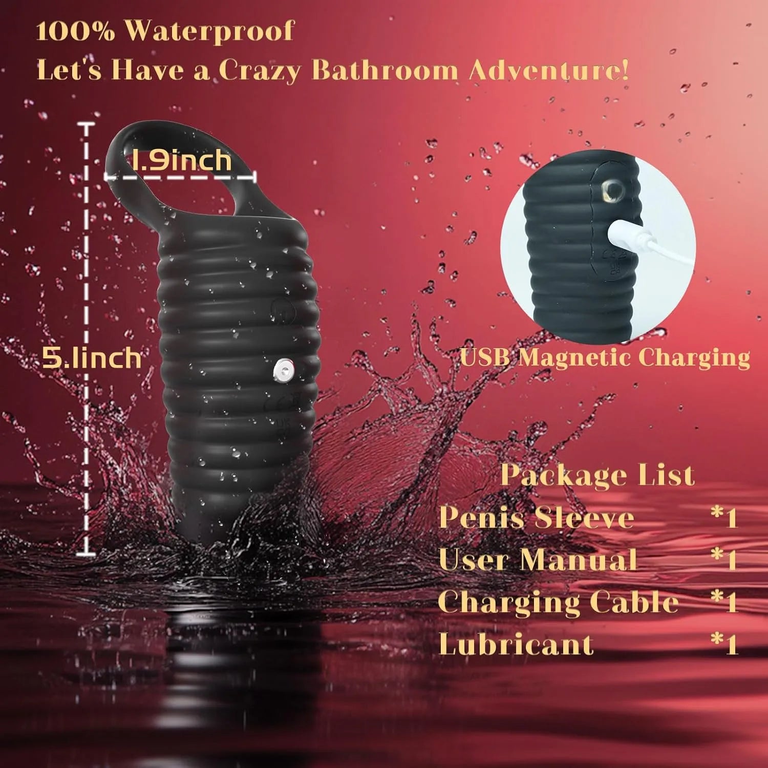 APP remote control penis extension ring Penis Sleeve Vibrator