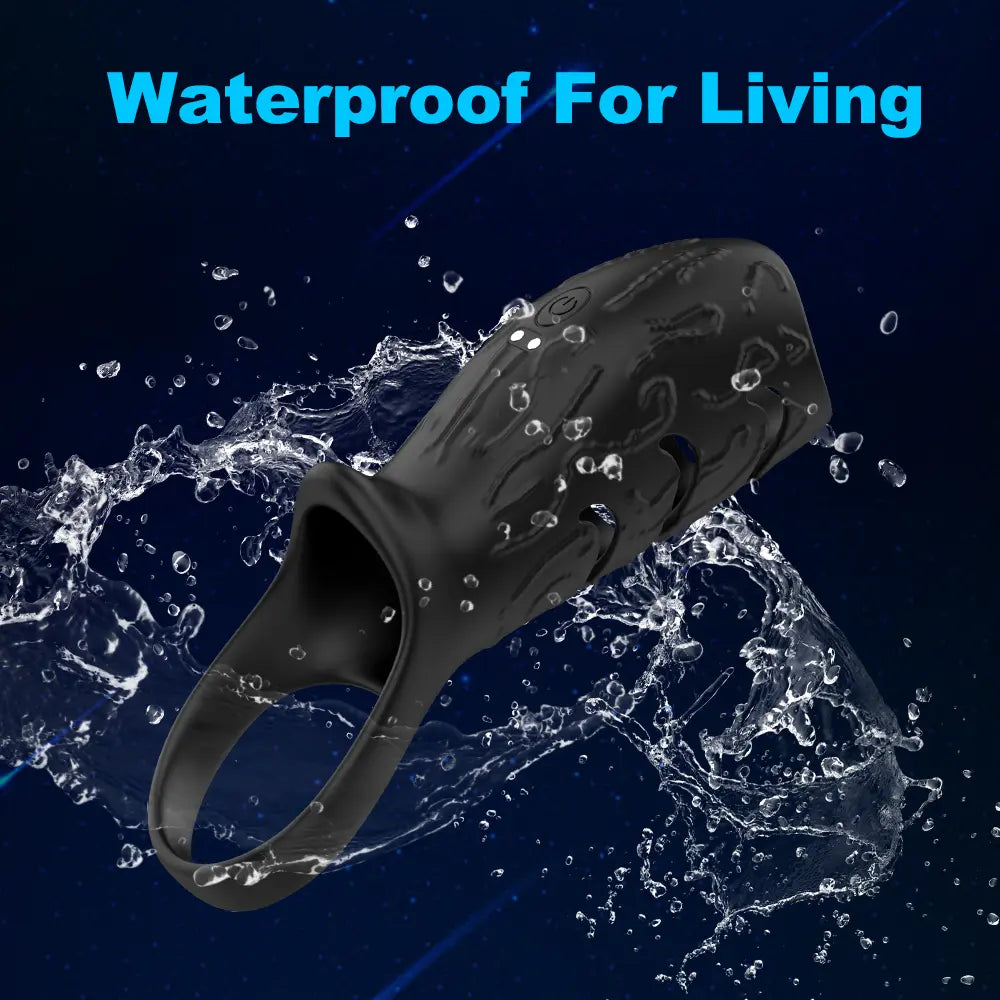 9-mode APP remote control, male penis ring and condom vibrator