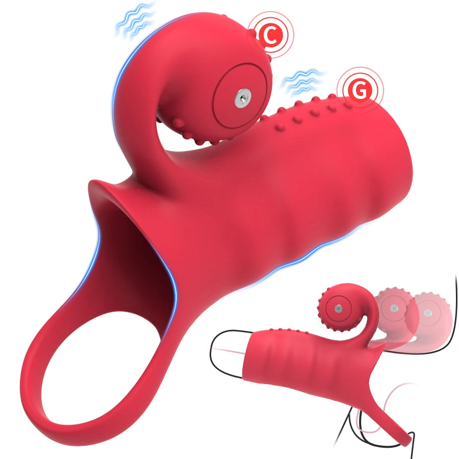 APP controlled 9 modes condom vibrator