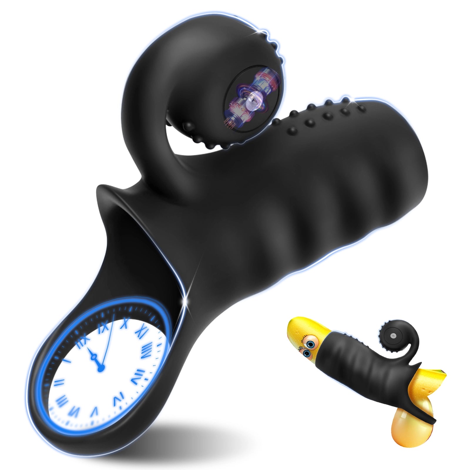 APP controlled 9 modes condom vibrator