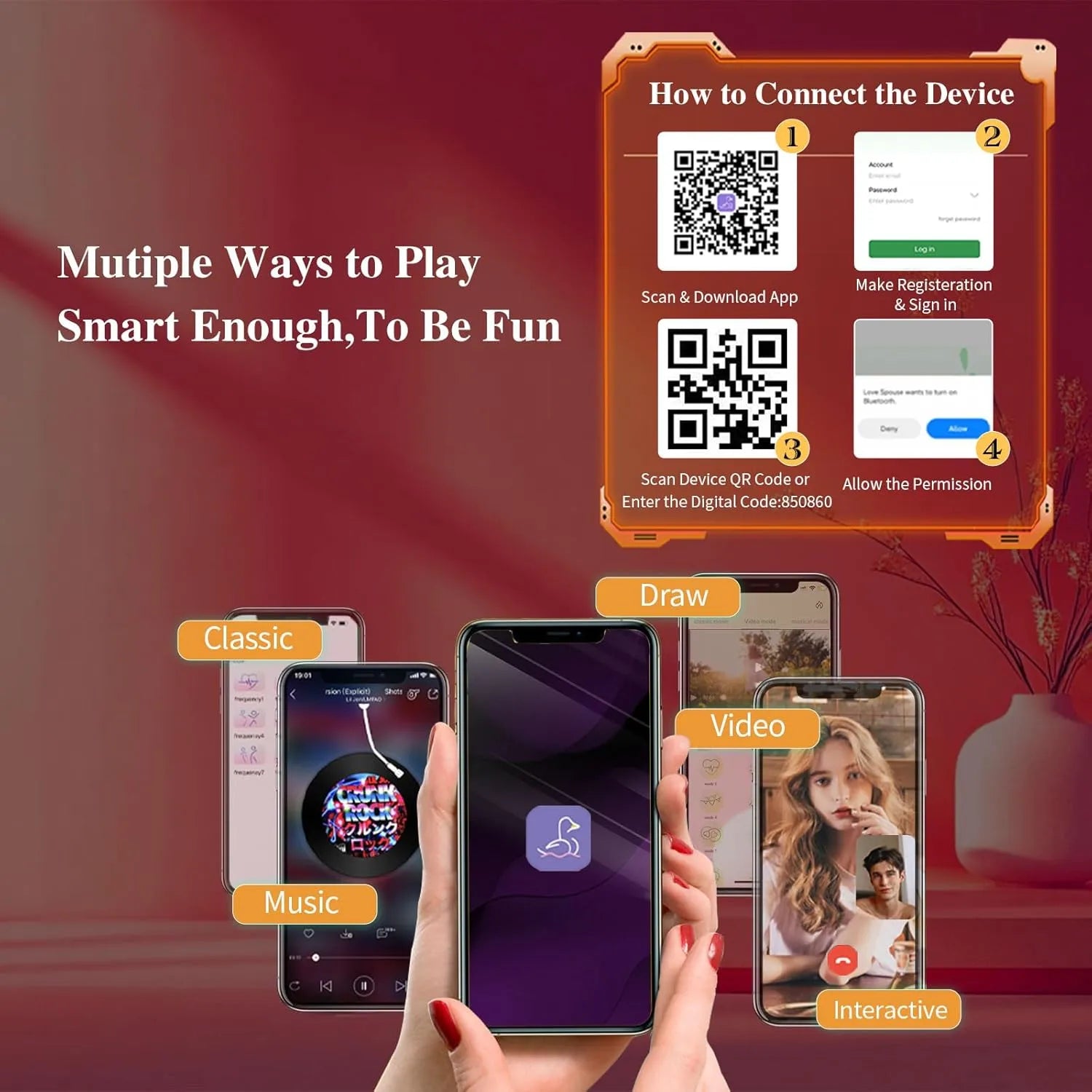 APP remote control penis extension ring Penis Sleeve Vibrator