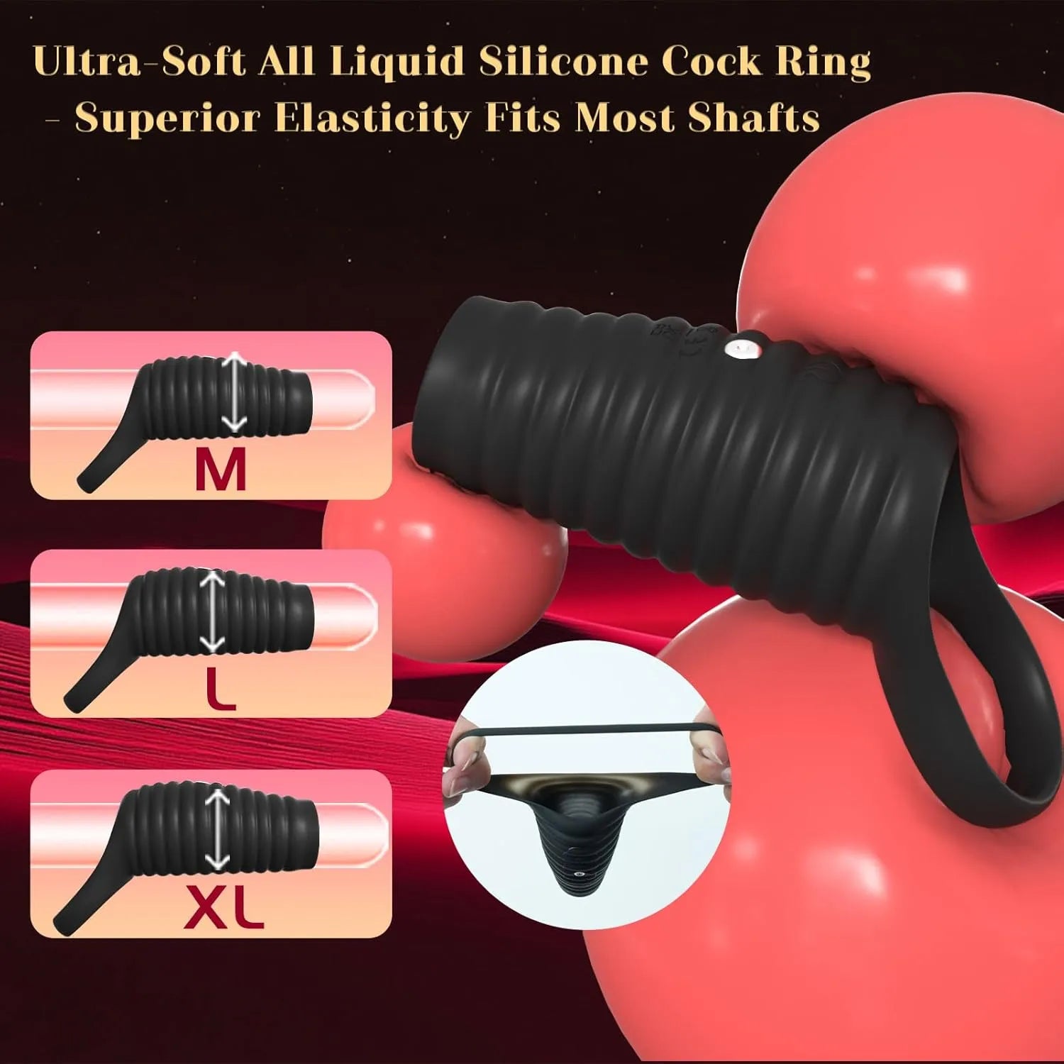 APP remote control penis extension ring Penis Sleeve Vibrator