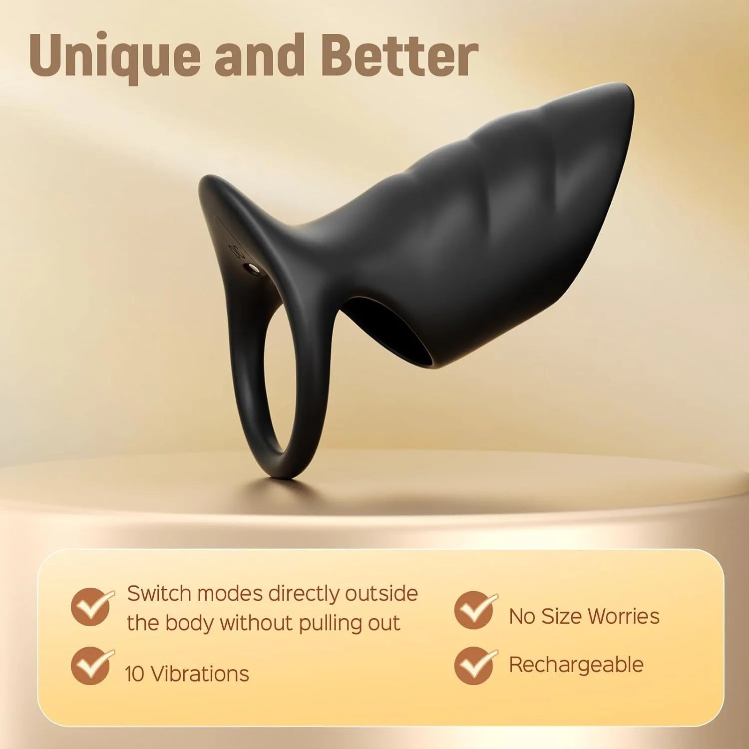 10 modes male penis testicle G-spot stimulation cock sleeve vibrator