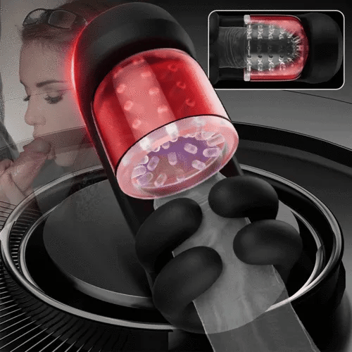 Automatic Four-Finger Rotating Penis Vibrator