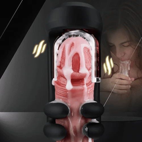 Automatic Four-Finger Rotating Penis Vibrator