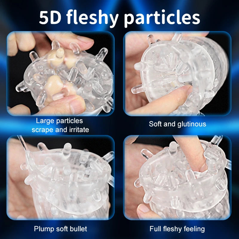 Automatic Four-Finger Rotating Penis Vibrator