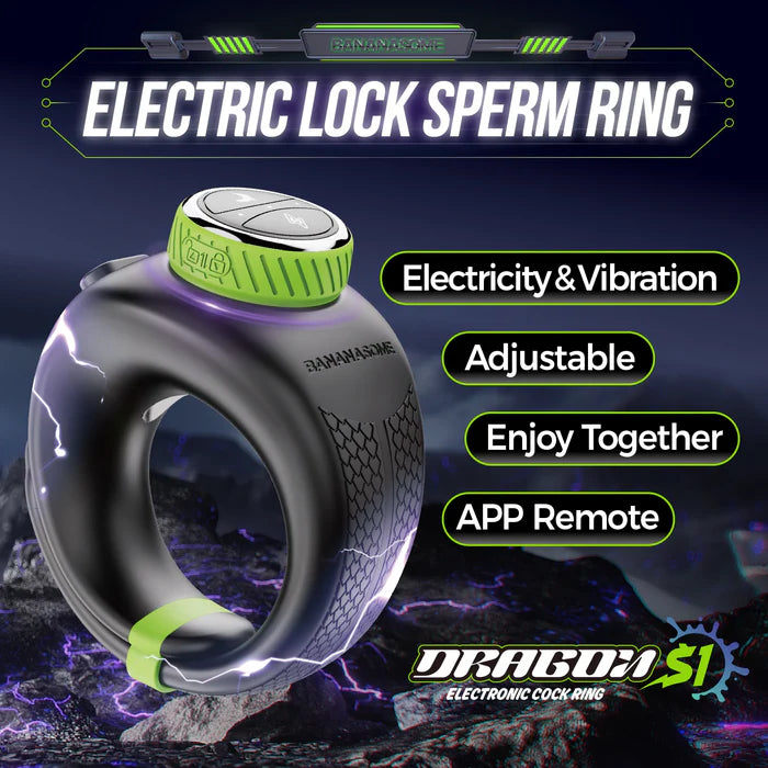 Adjustable electrostimulation and vibrating penis ring with app control