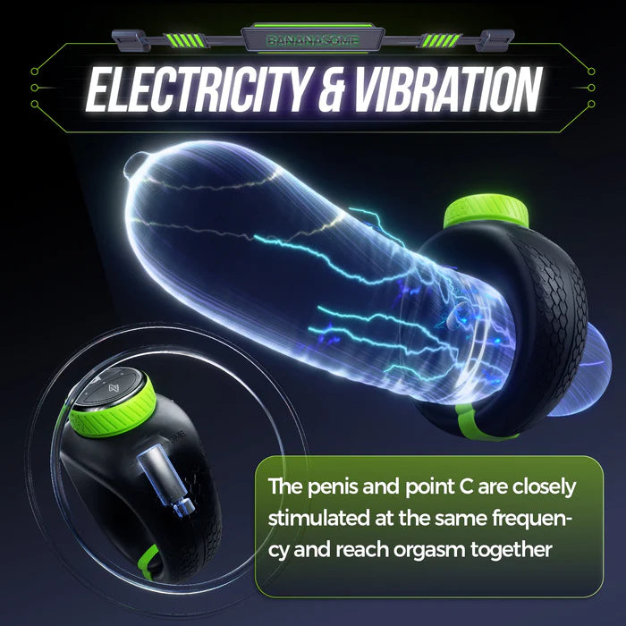 Adjustable electrostimulation and vibrating penis ring with app control