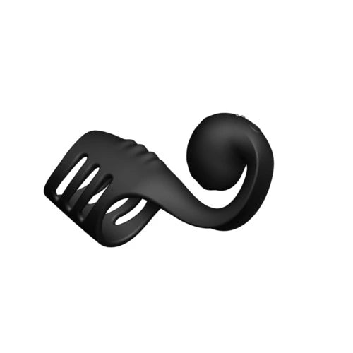 Snail-Shaped Dual Vibrator Ring with Clitoral Stimulator