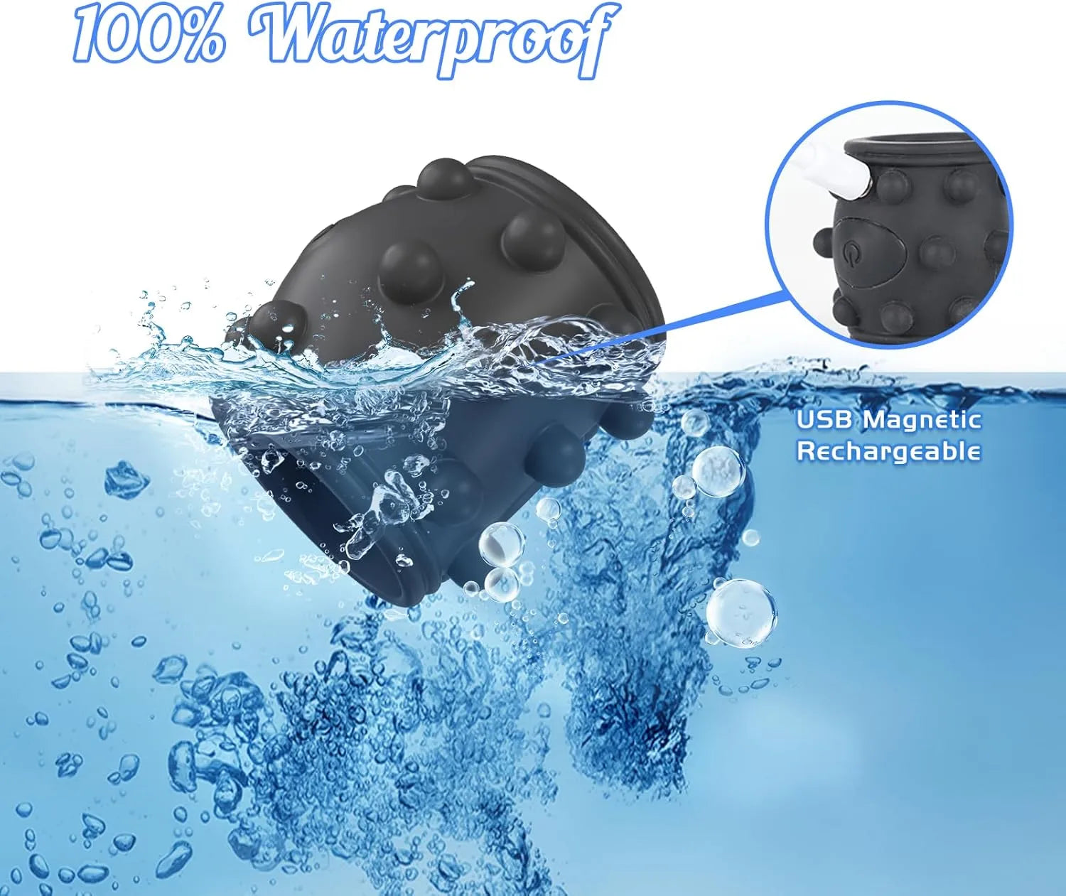 Men's 10 Mode Cock Ring Vibrator