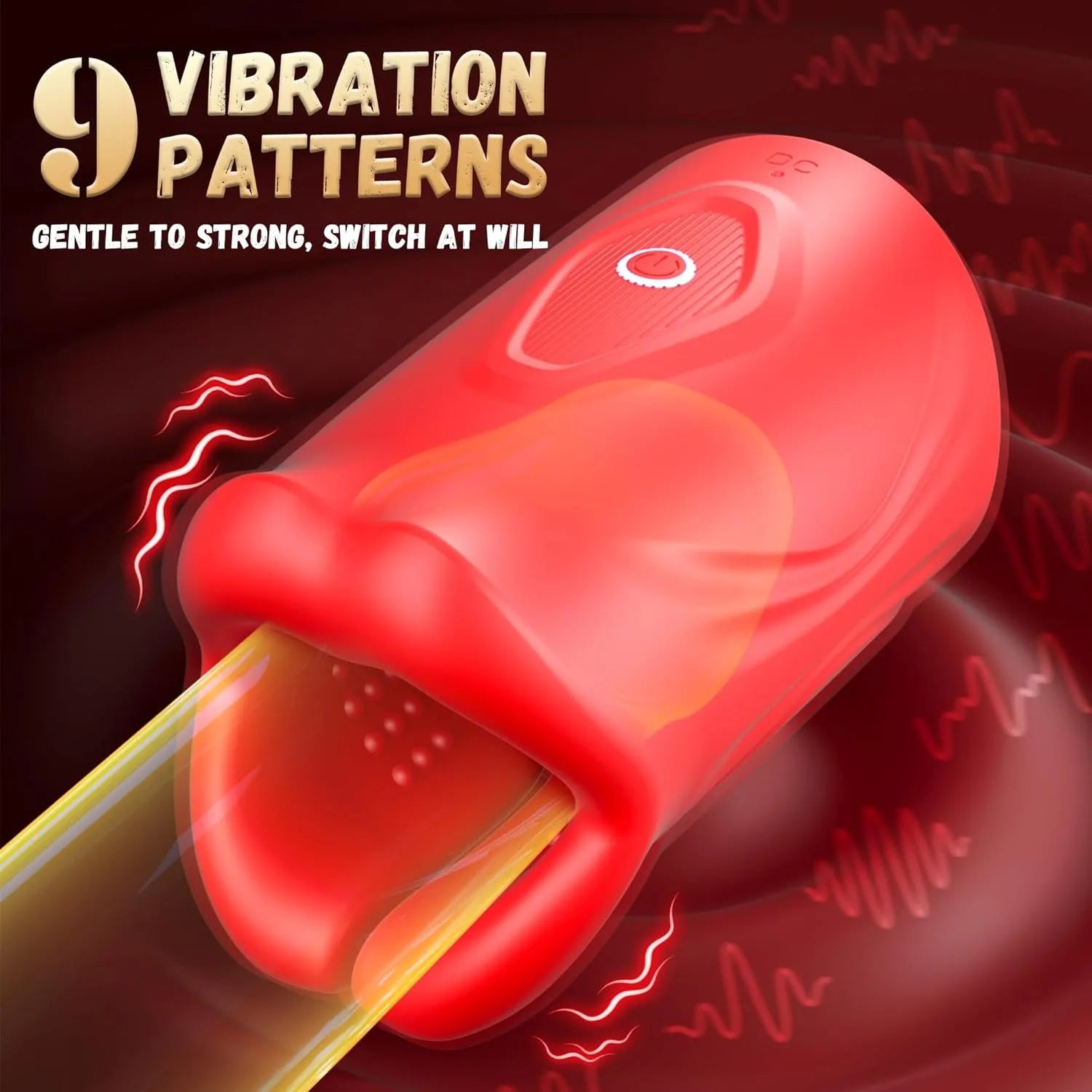 9 Modes Powerful Vibration Penis Training Masturbator
