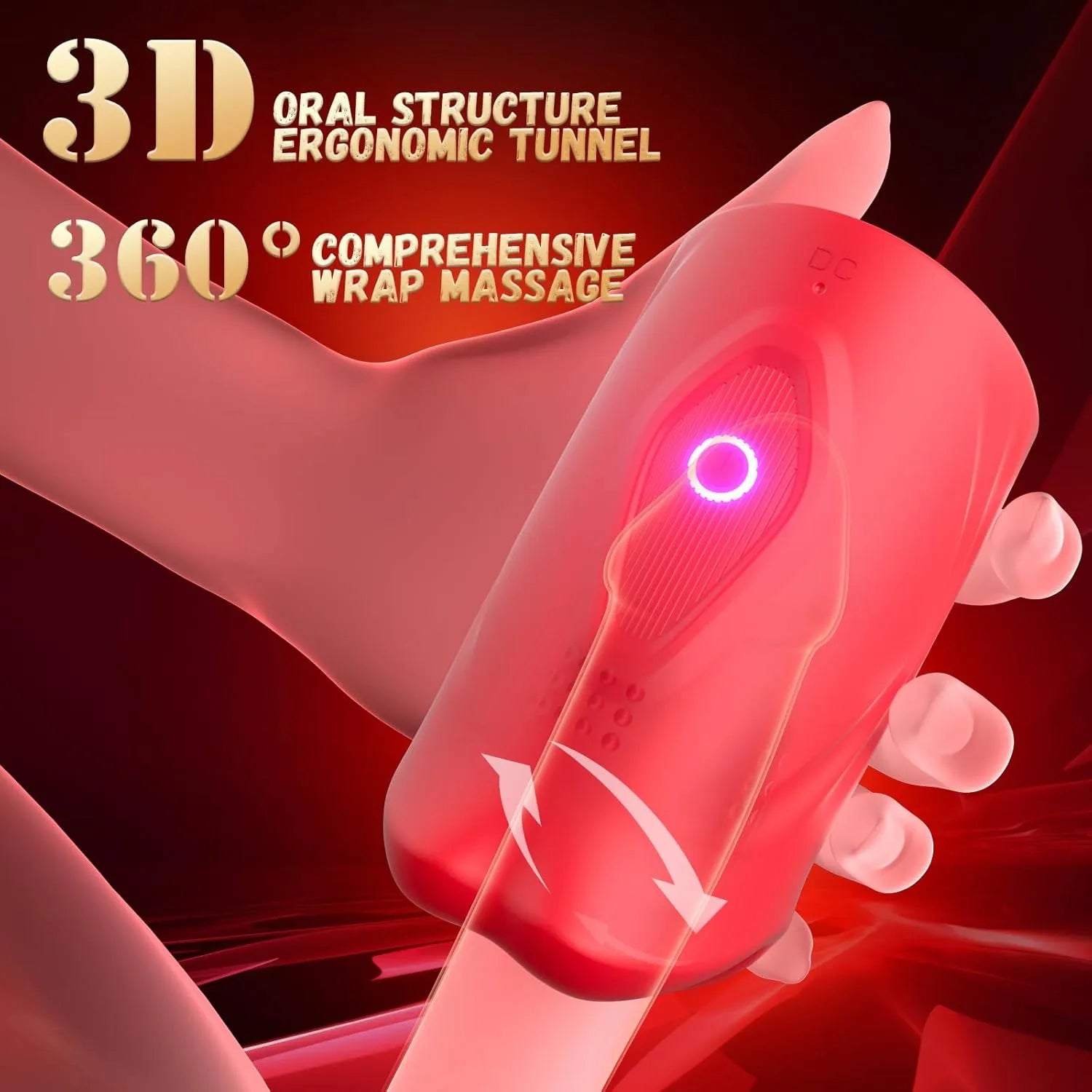 9 Modes Powerful Vibration Penis Training Masturbator