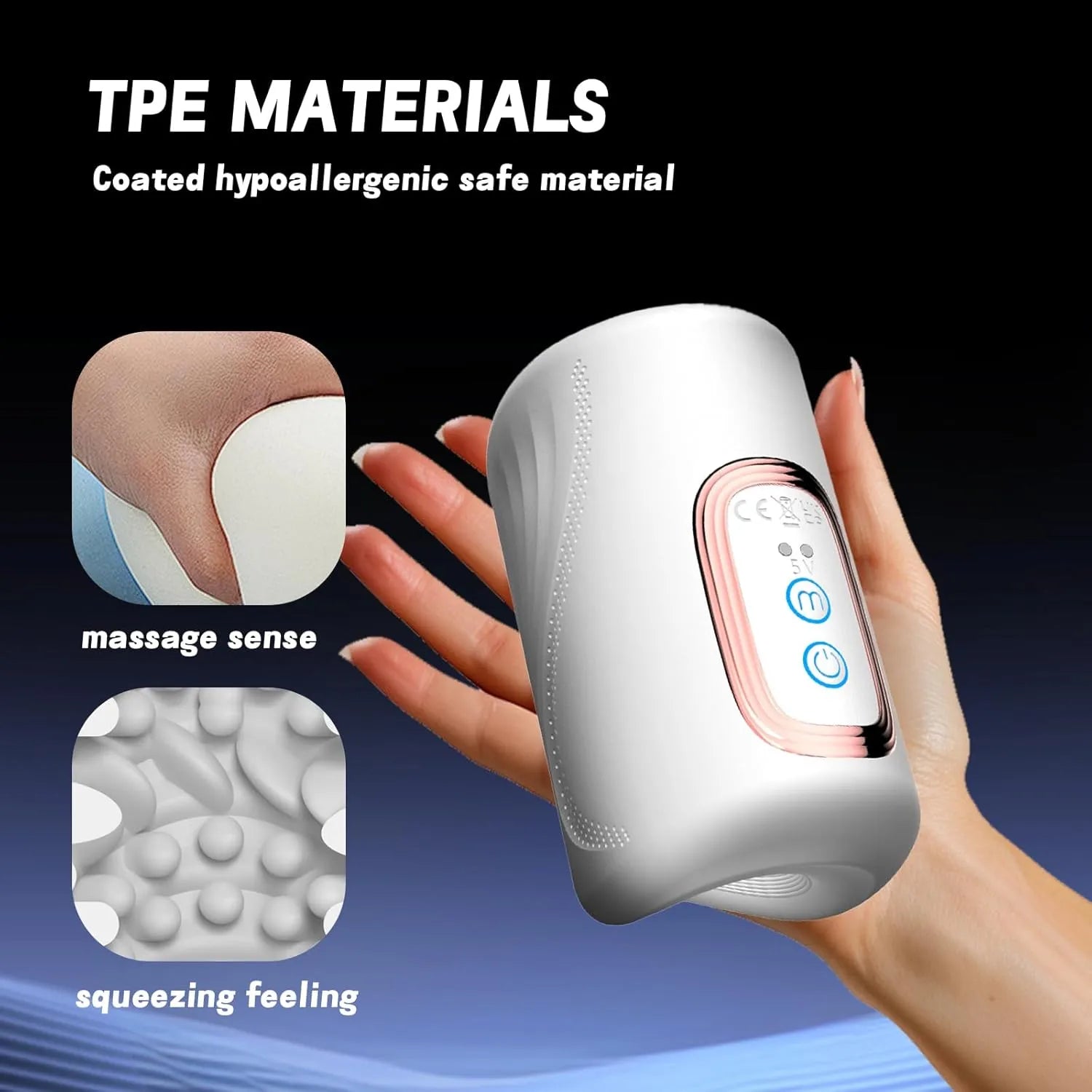 10 Modes Vibration and Percussion Mode Penis Trainer