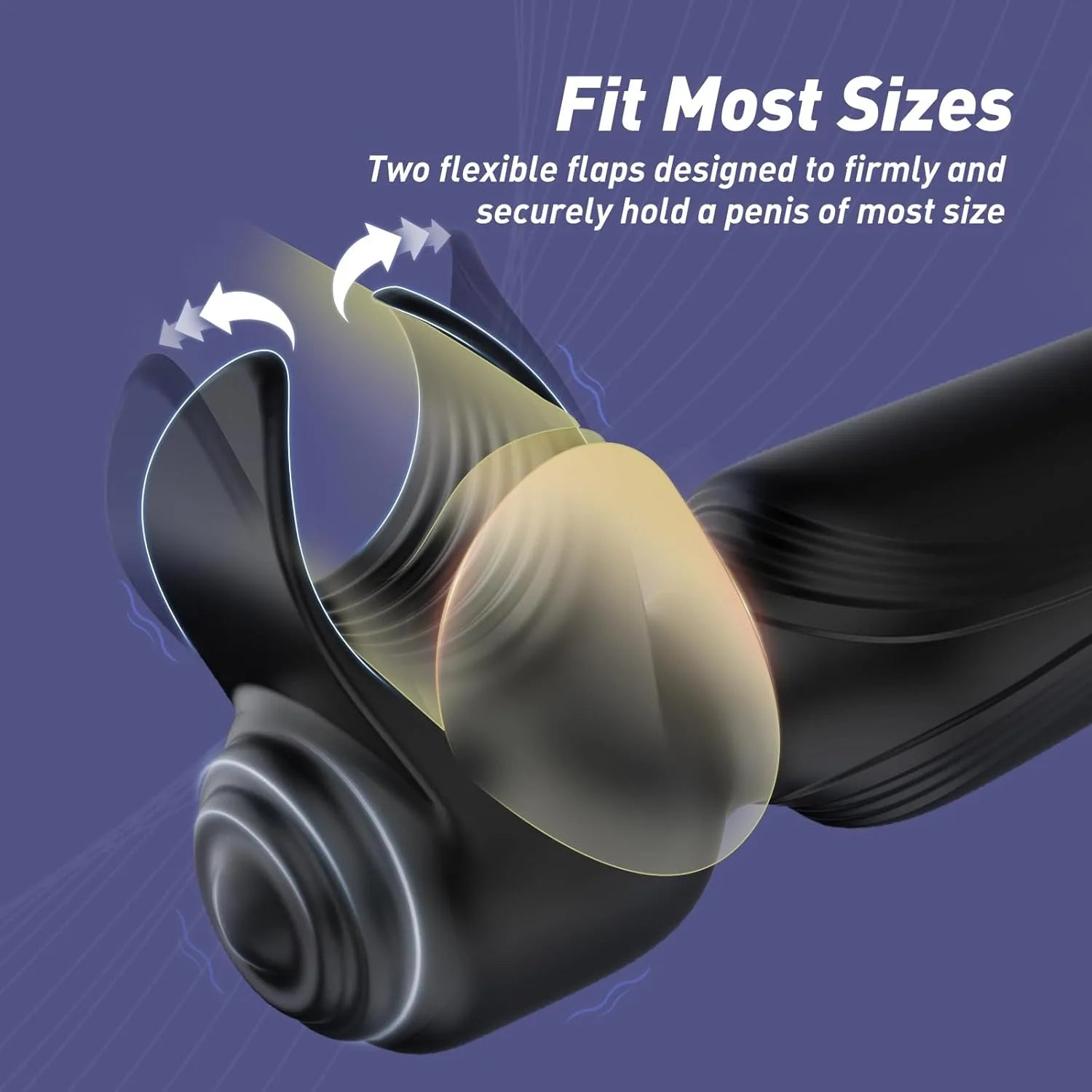 2-in-1 Couples Penis Vibrator with Clitoral Head