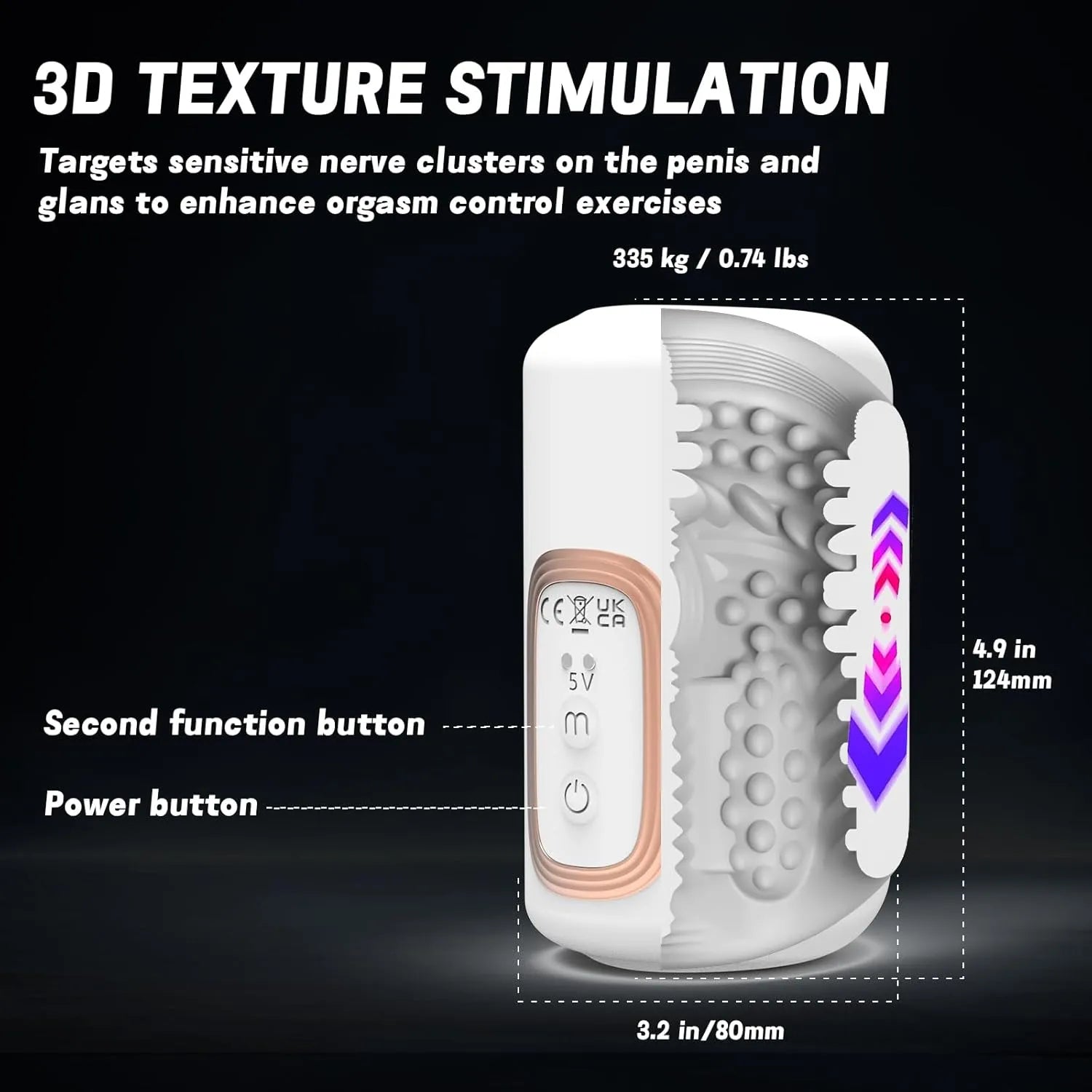 10 Modes Vibration and Percussion Mode Penis Trainer