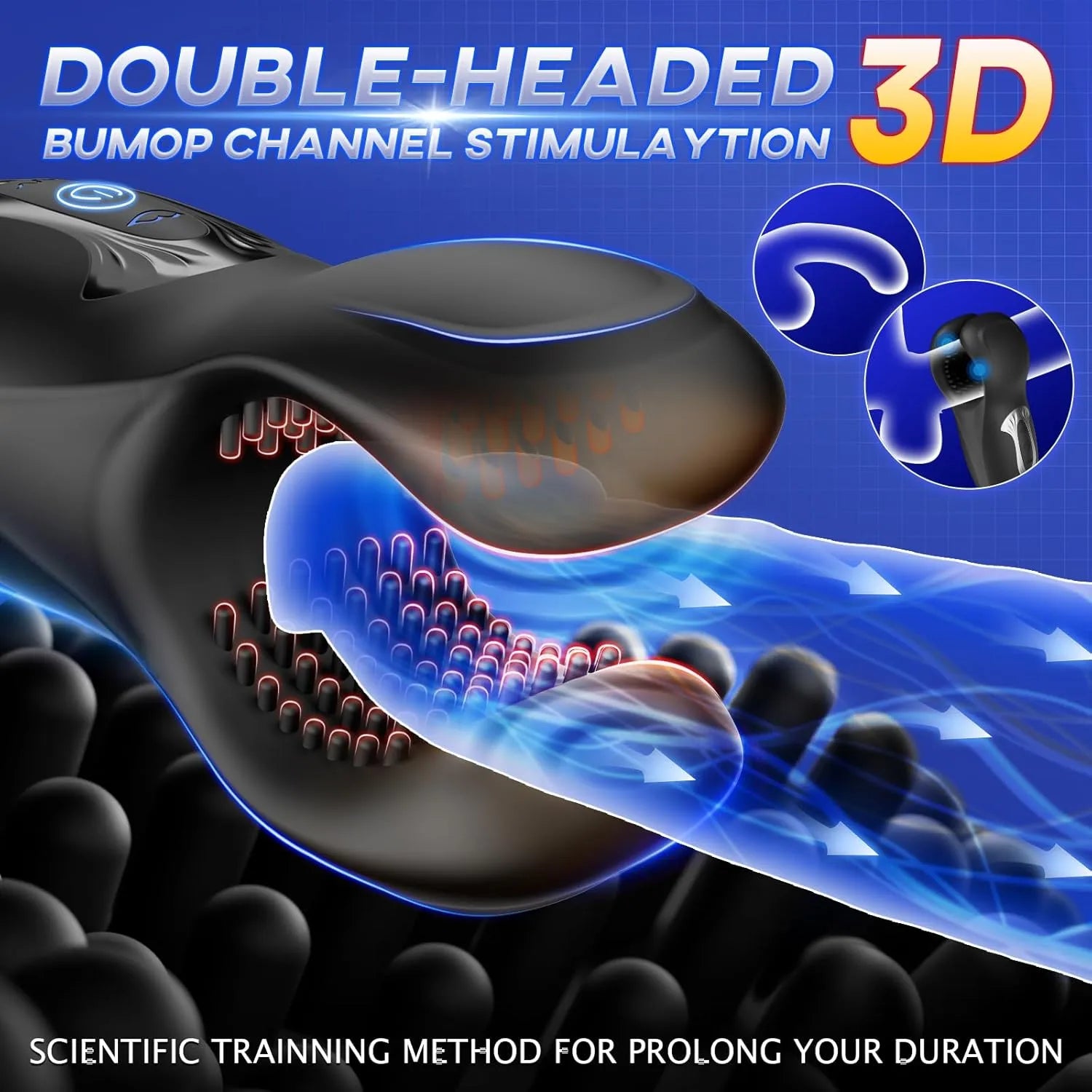 10 Modes Male Bite Penis Trainer