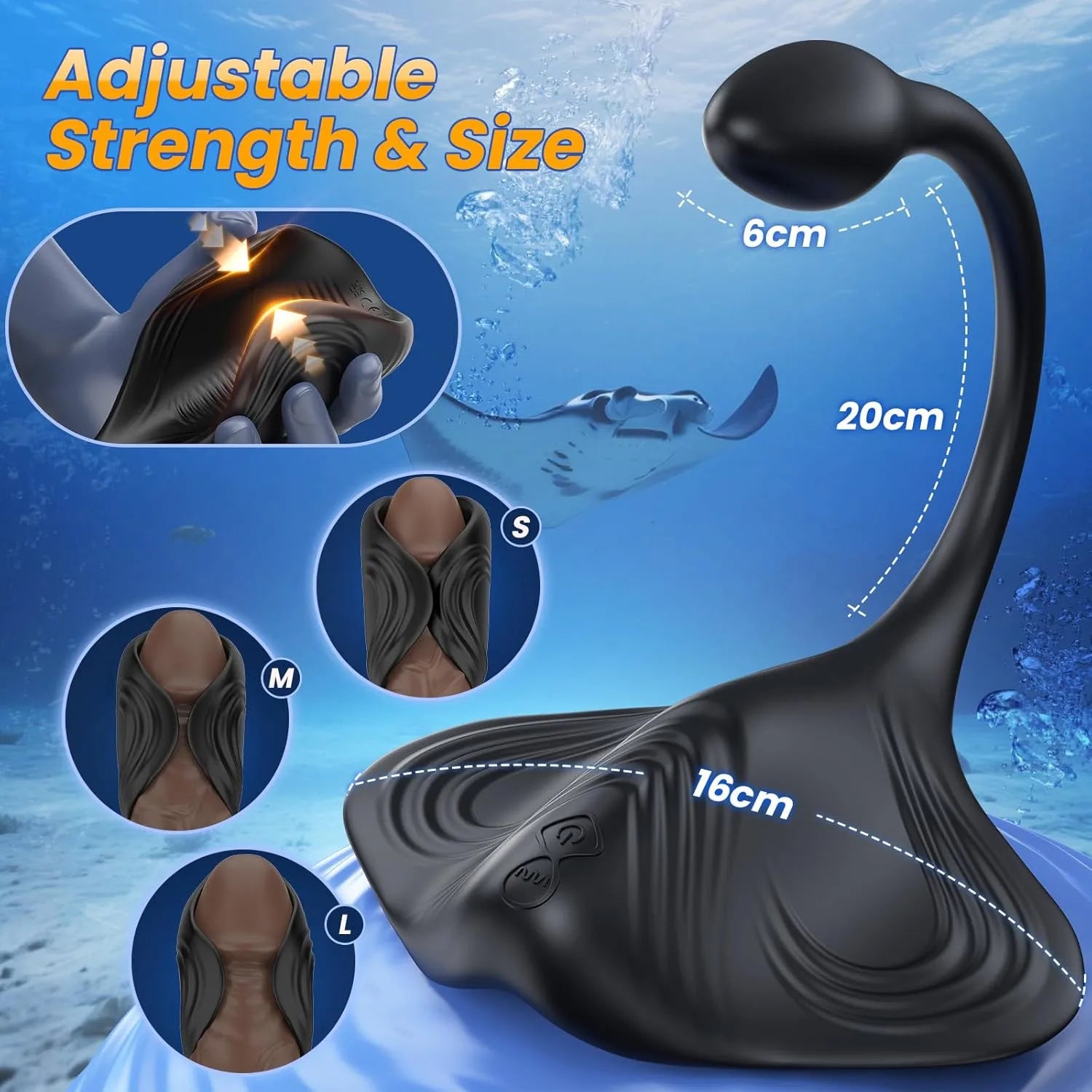 Remote Control 9+9 Prostate Anal Dildo Butt Plug Penis Vibrator Mount Perineum Clitoris Stimulator