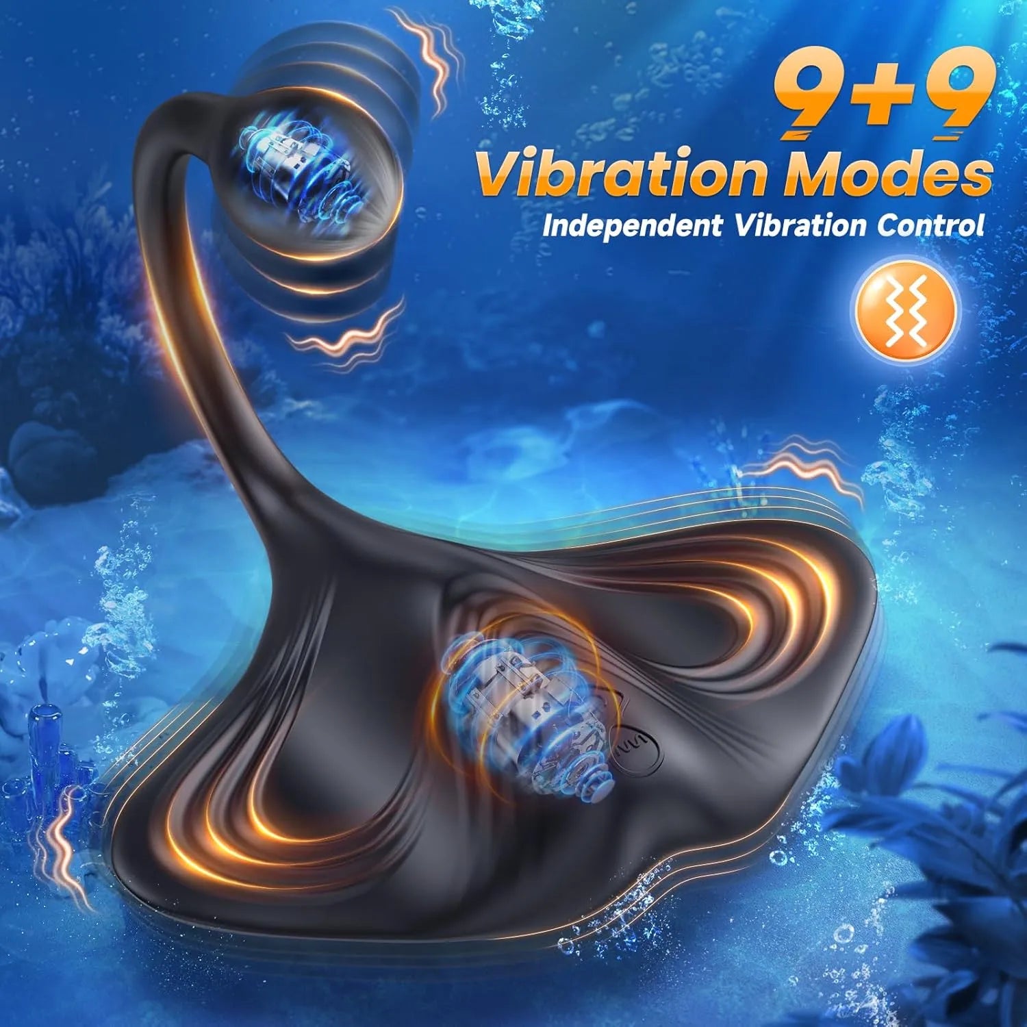 Remote Control 9+9 Prostate Anal Dildo Butt Plug Penis Vibrator Mount Perineum Clitoris Stimulator