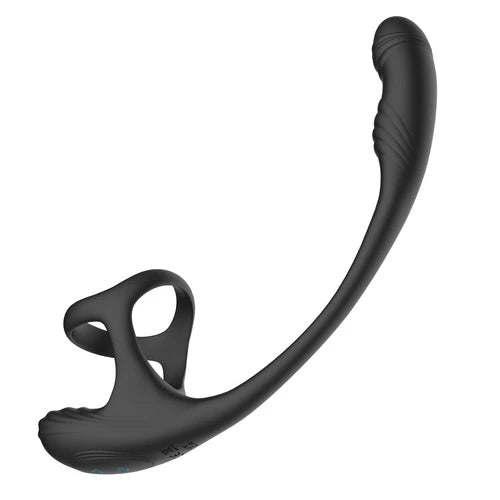 APP Control 10 Modes Vibration Rotation Prostate Massager Vibrating Penis Ring