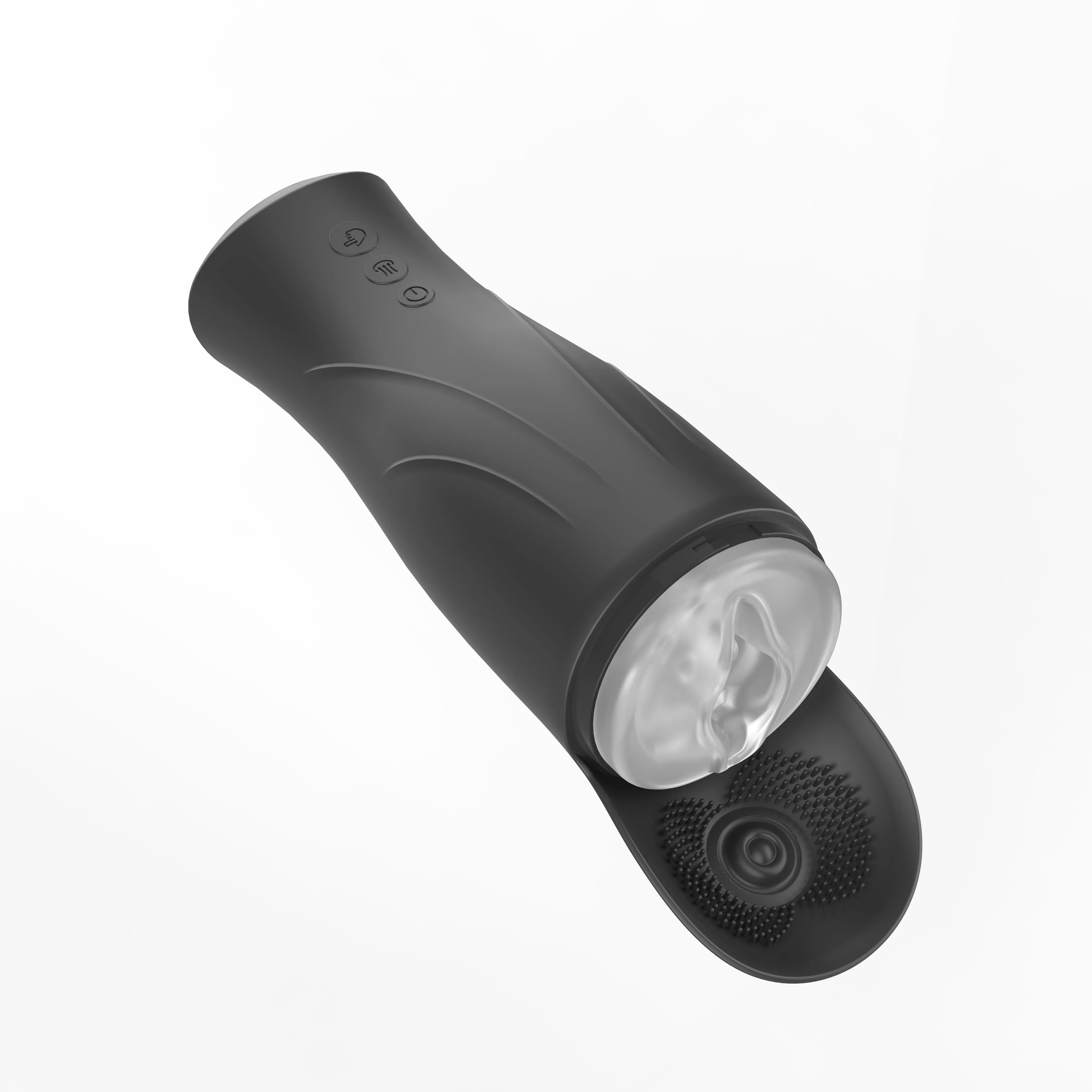 3-in-1 Strong Suction, Percussion and Vibration Penis Vibrator