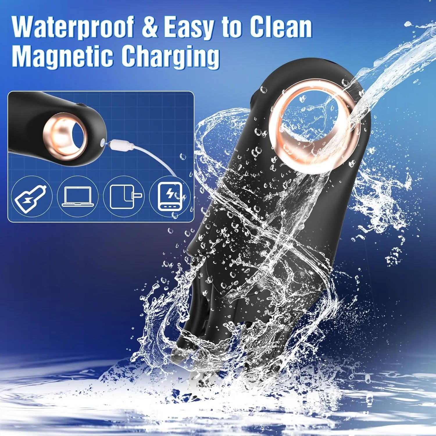 360° wrap-around 6 tentacles 7 modes penis trainer