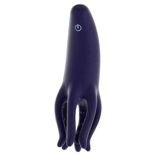 10 Vibration Modes Penis Head Stimulation Vibrator with Tentacle Massage Particles
