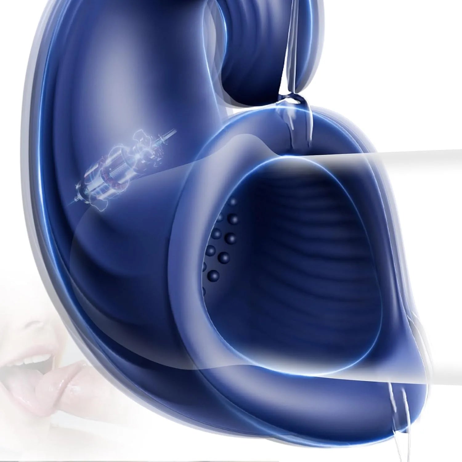 7 Modes Various Grain Texture Penis Glans Vibrator