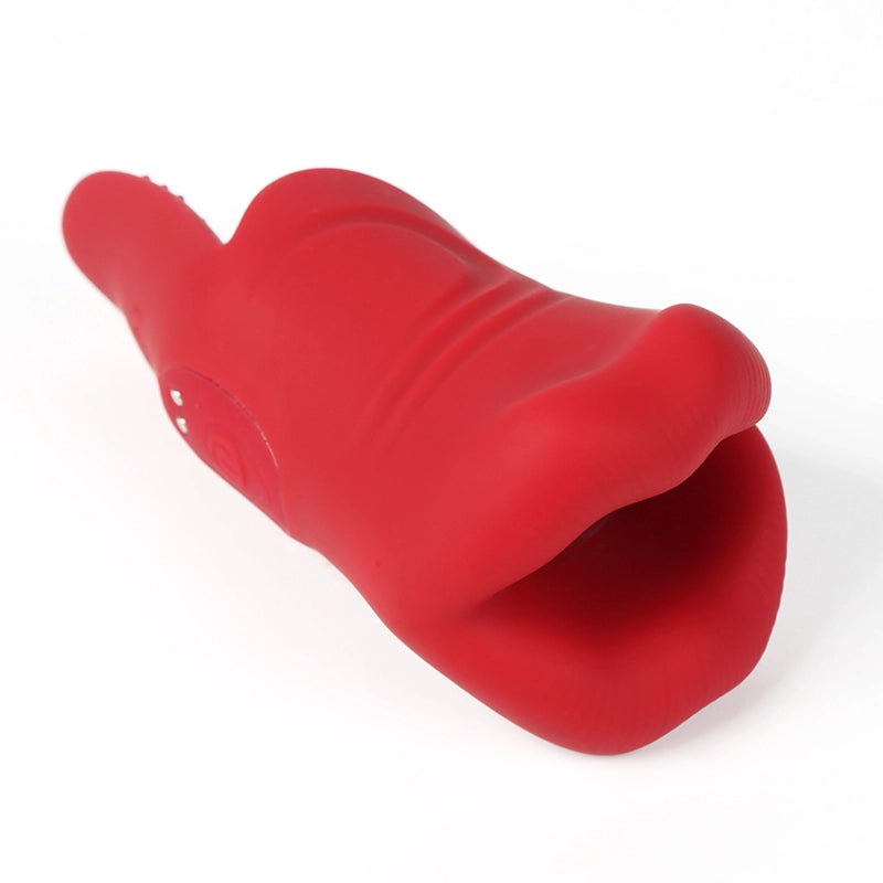 2 in 1 Red Lips Glans Penis Vibrator