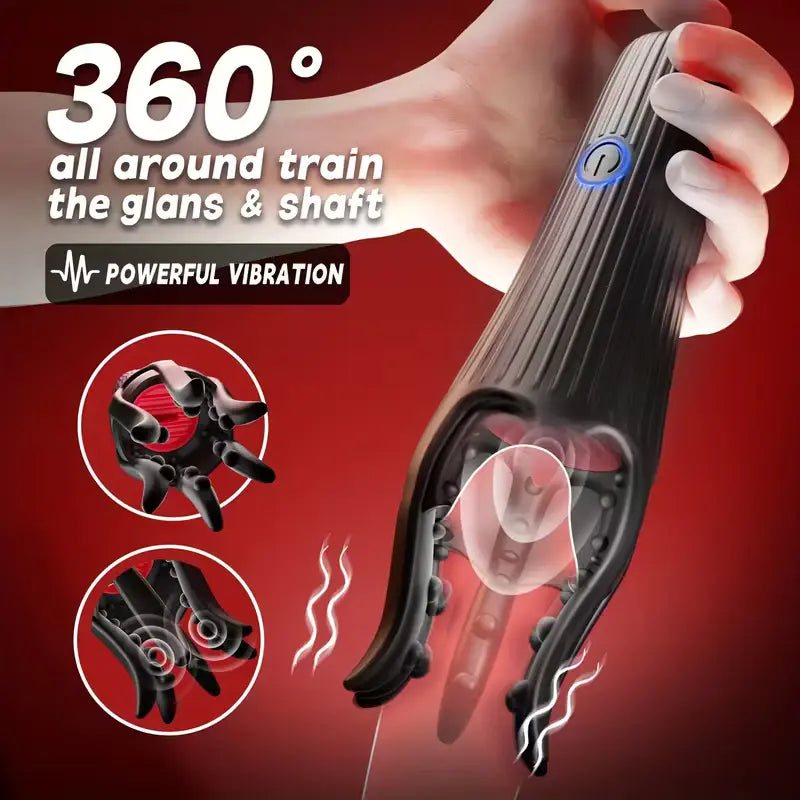 10 modes tongue licking glans vibrator masturbator