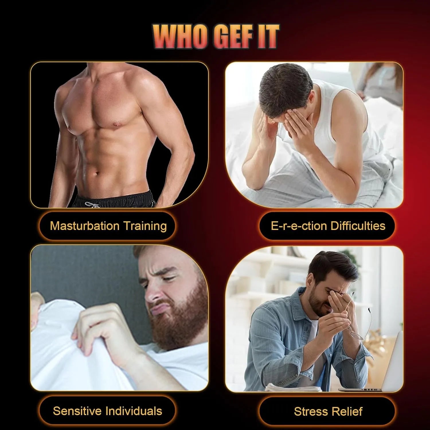 10x Vibration, 5x Suction, 3x Rotation: Male Glans Focused Masturbator