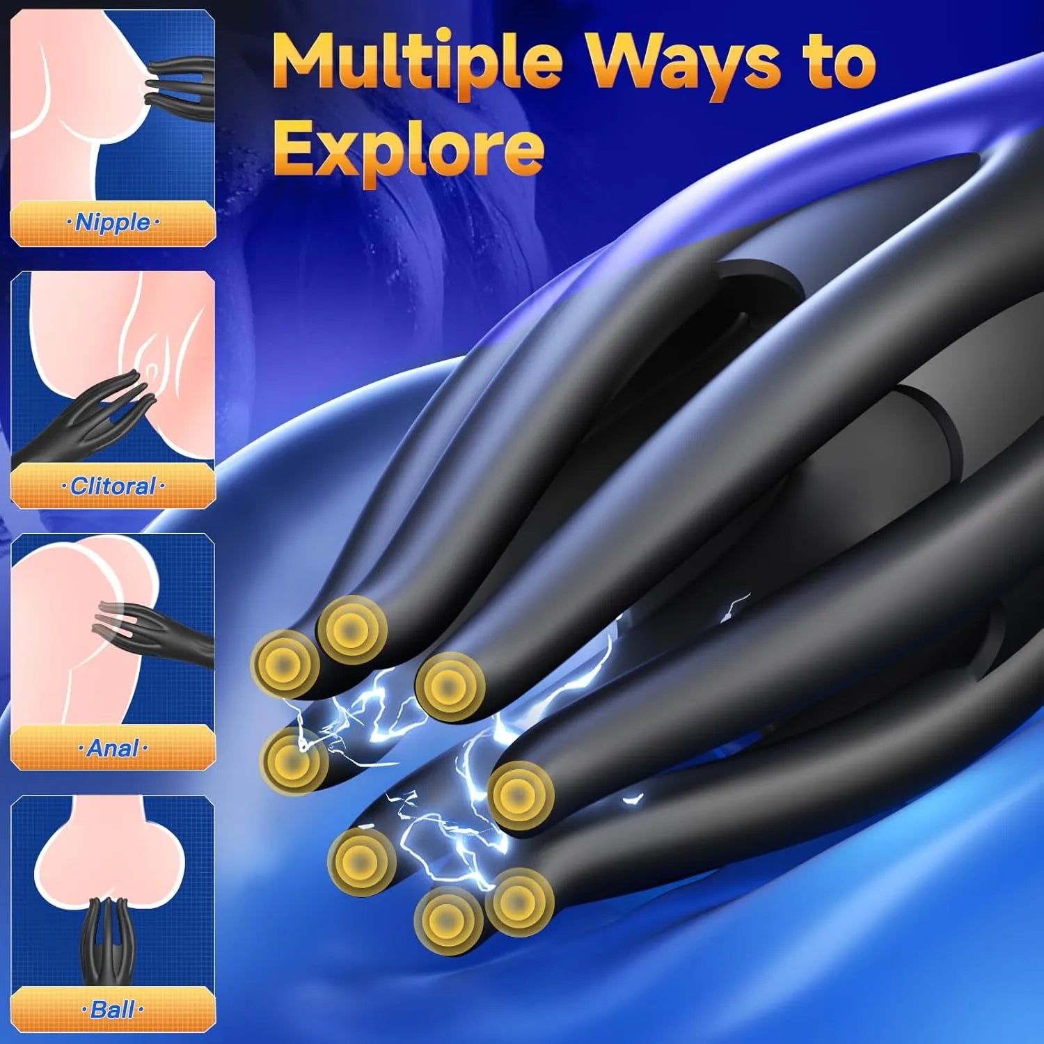 360 degree wrapping 10 modes strong glans male penis vibrator