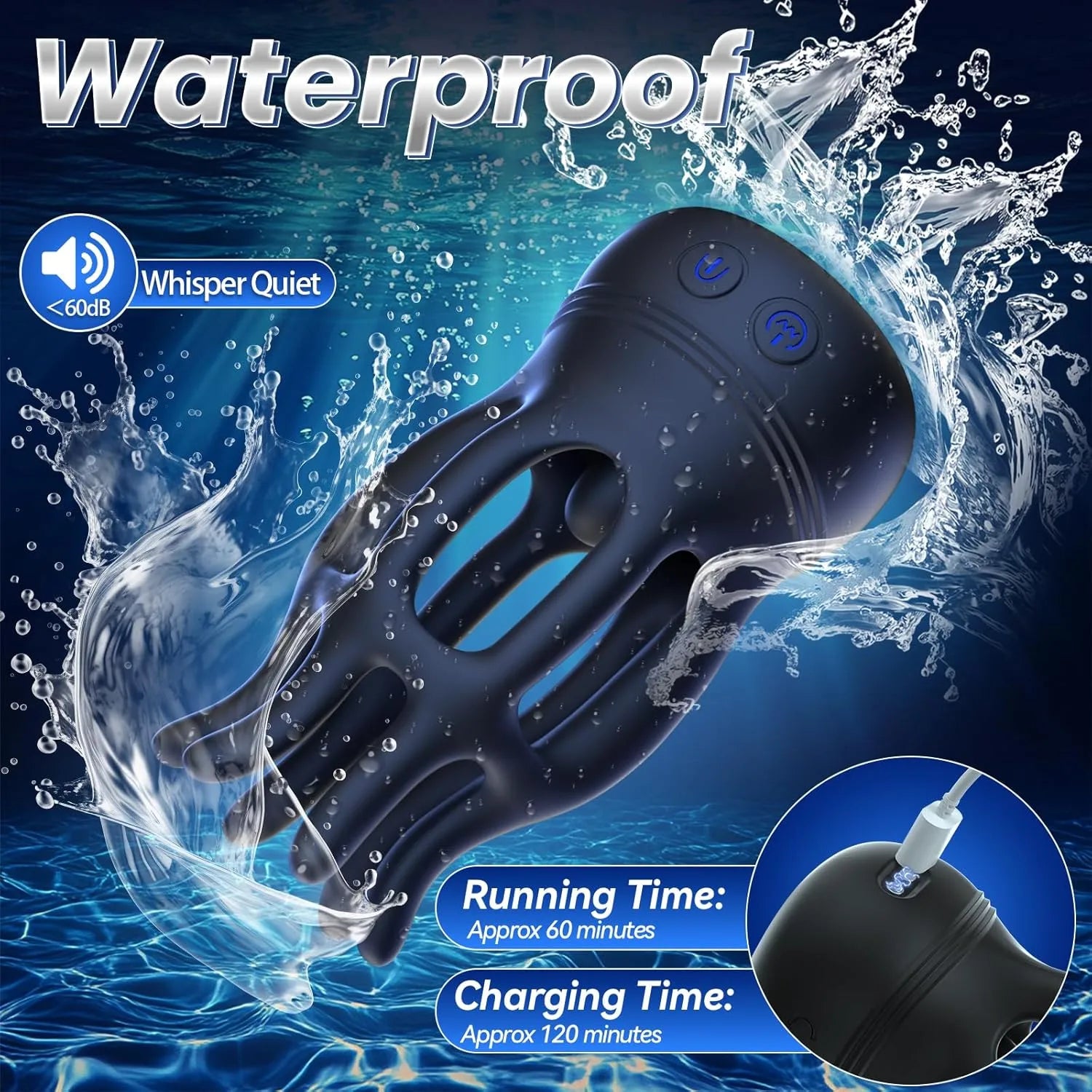 Couples dual-use 10-mode glans vibrator and nipple licking