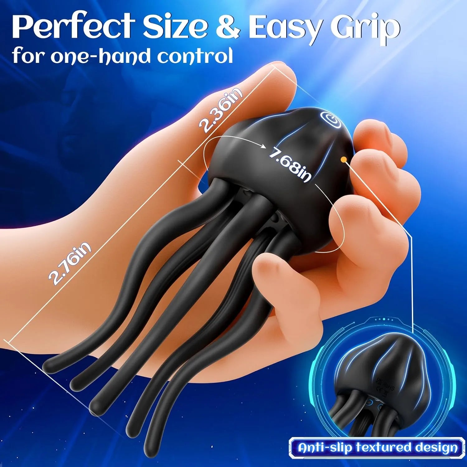 10 vibration modes wrapping touch couples interactive penis head masturbator