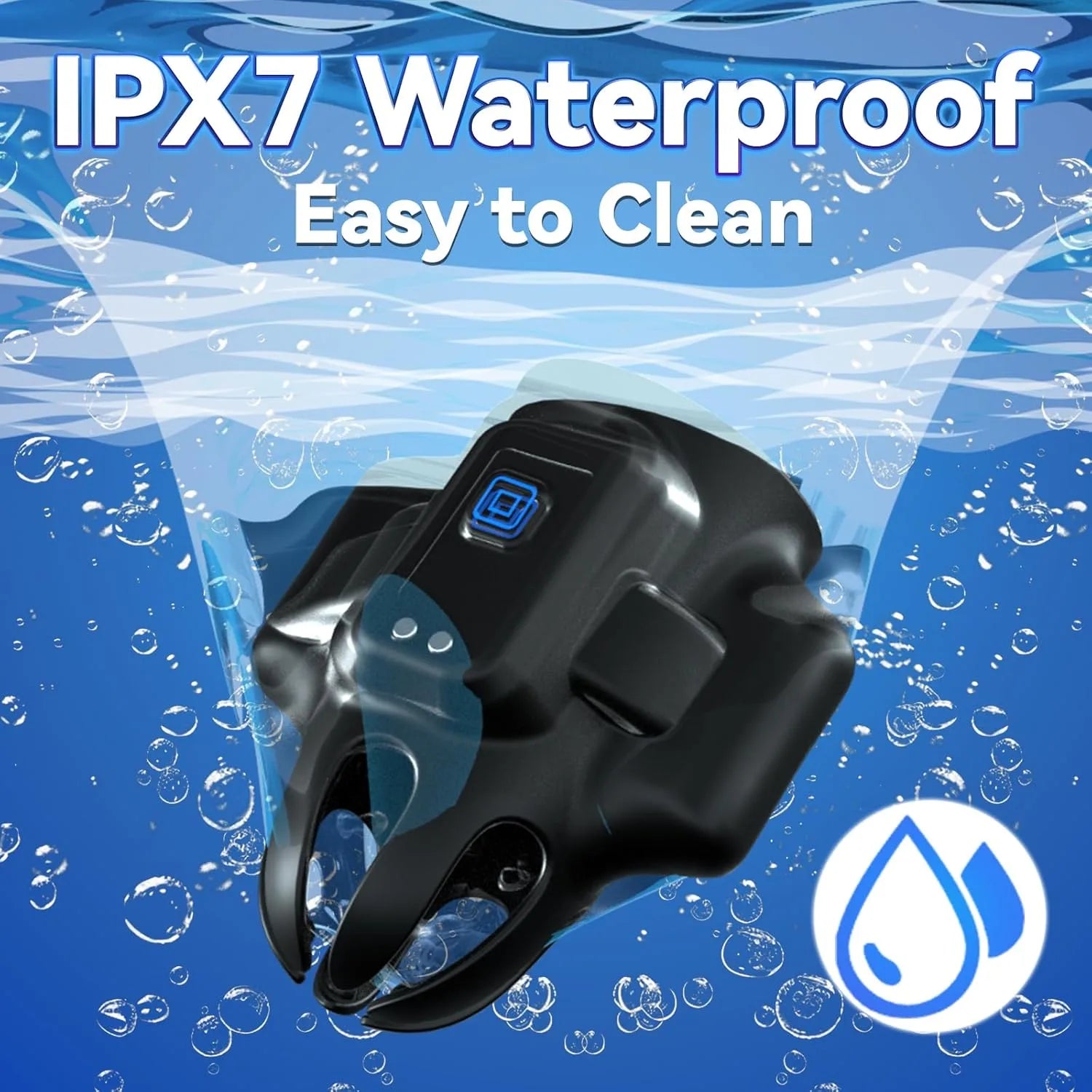 10 modes and 2 motors male penis glans vibrator