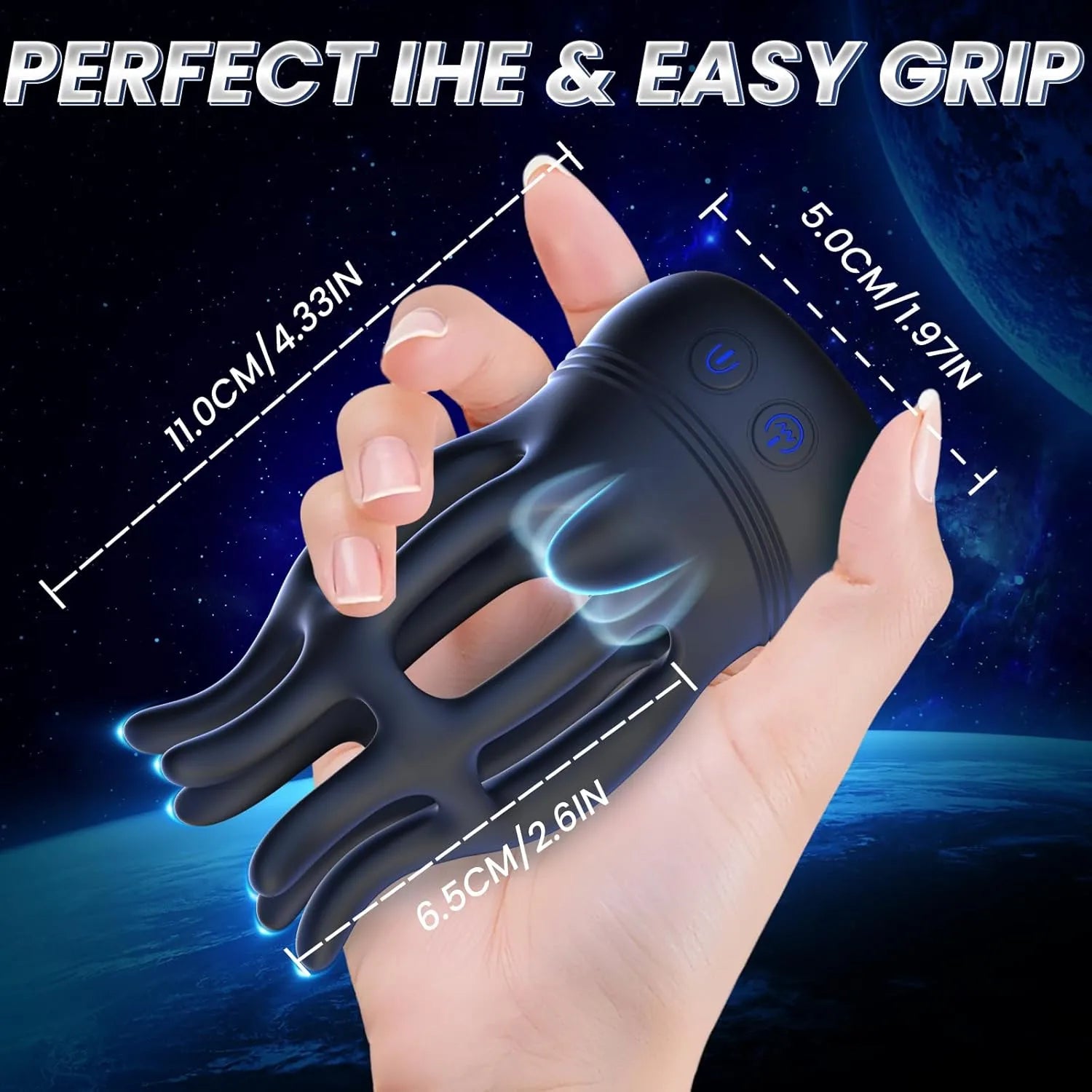 Couples dual-use 10-mode glans vibrator and nipple licking