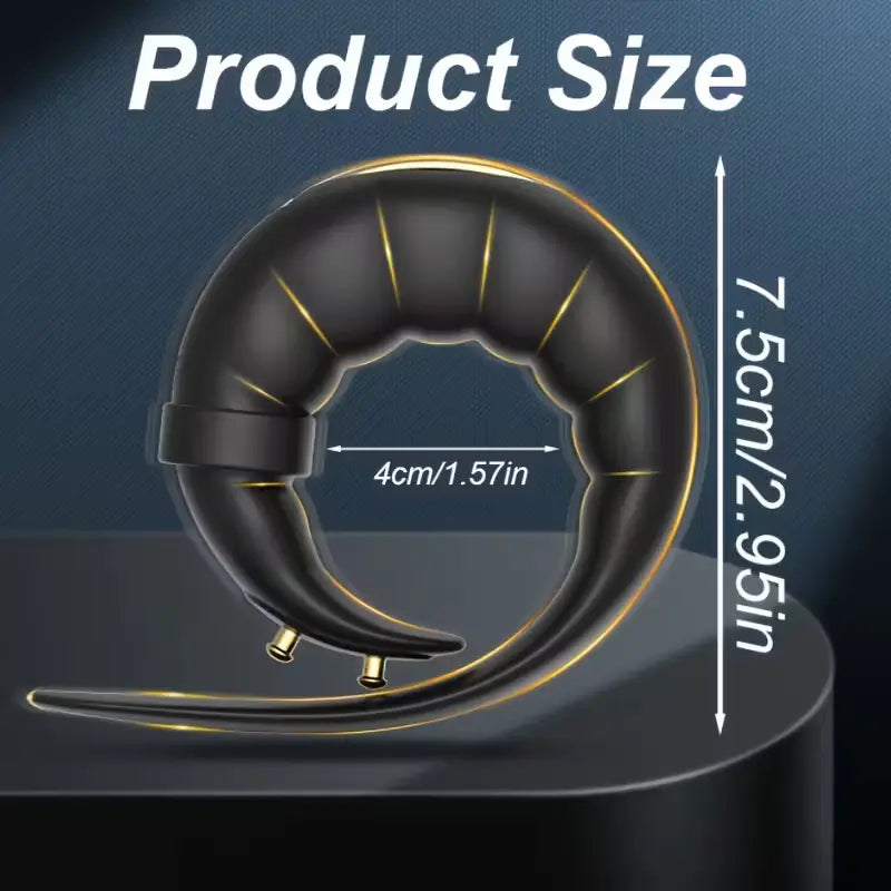 Men's adjustable strap-type vibrating penis ring