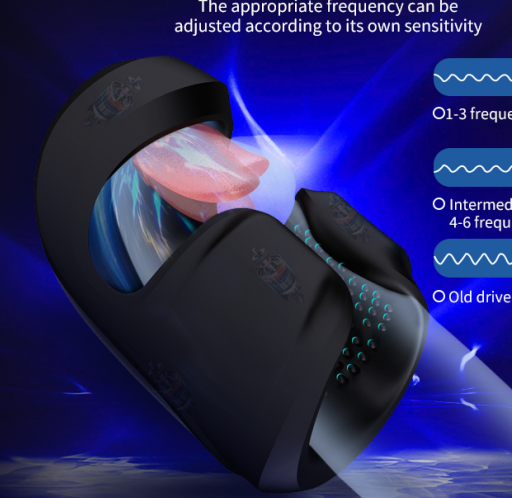 Tongue-Licking & Slapping Glans Trainer