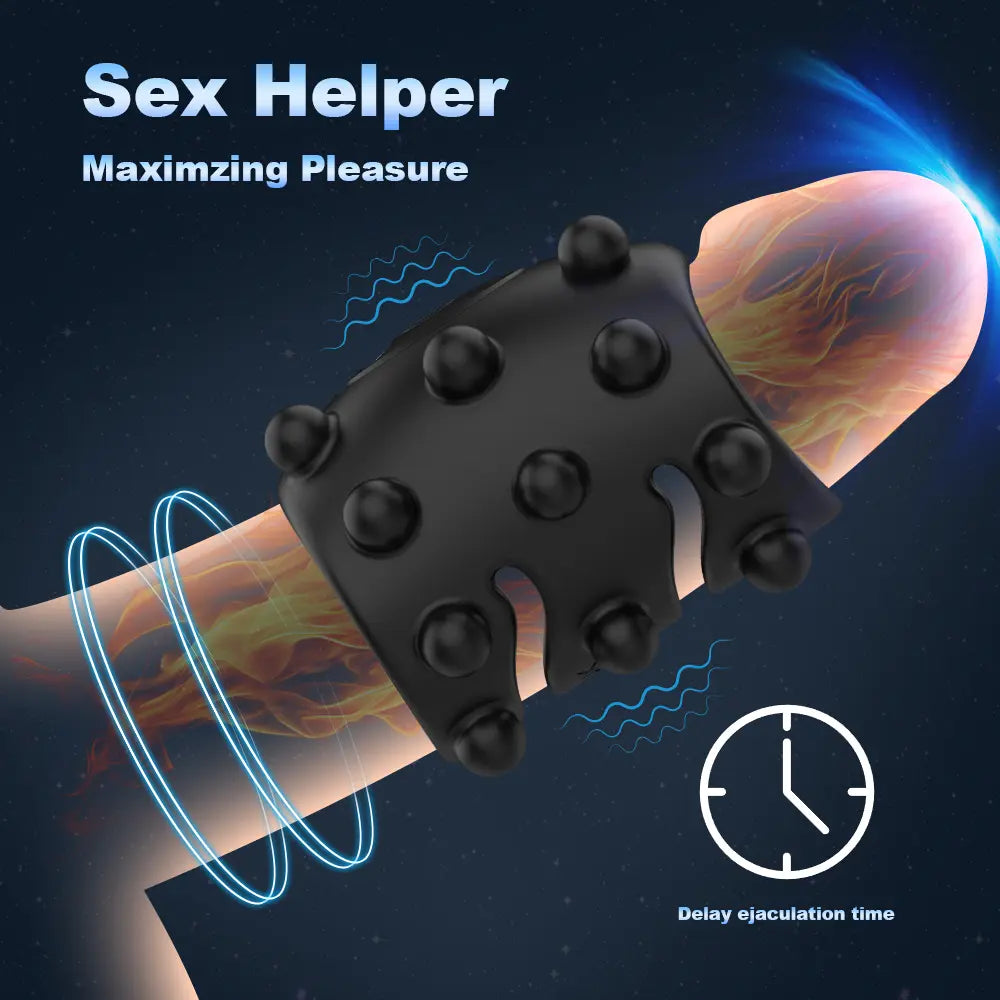 APP remote control 10 frequency penis Sleeve Vibrator