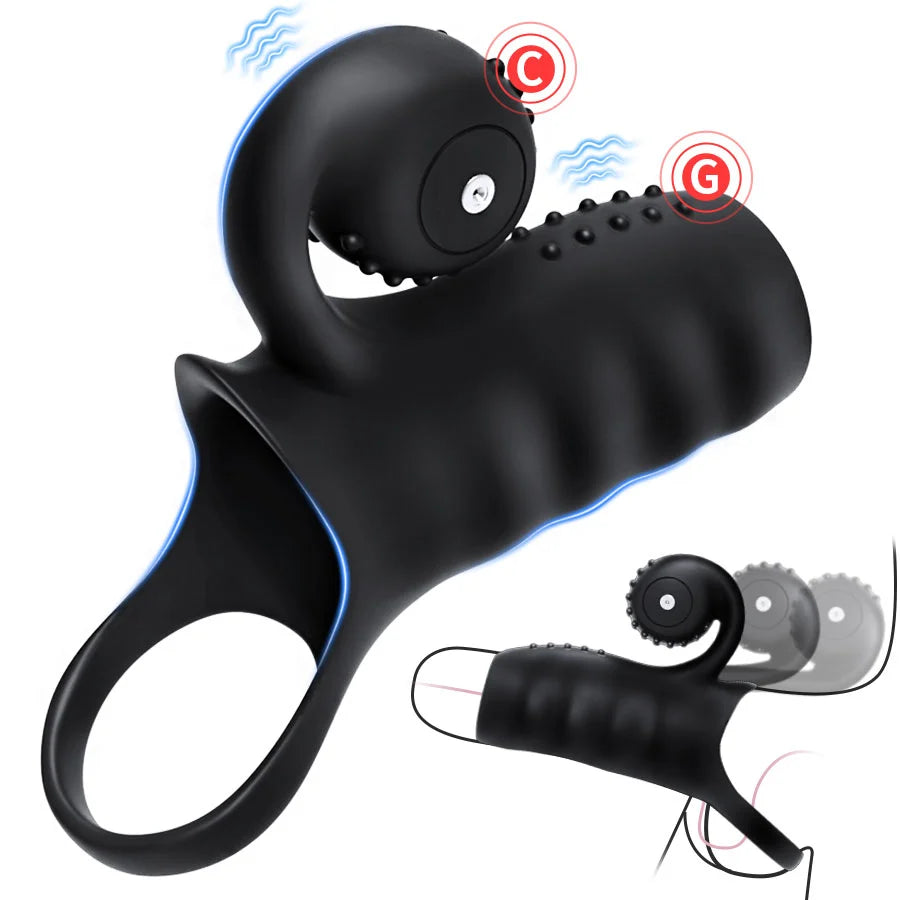 APP controlled 9 modes condom vibrator